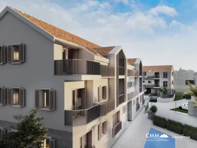 Apartments for sale in Risan in a new complex near the sea